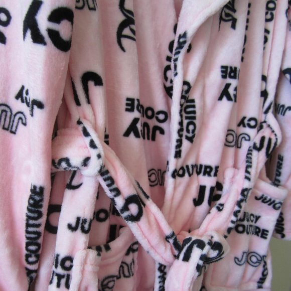 Juicy Couture Bathrobe Robe Pink Sleepwear Women - Picture 4 of 4